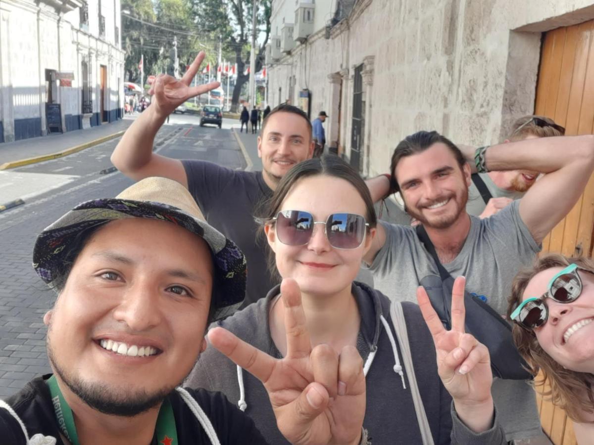 ホテル Orkkowasi Backpackers アレキパ エクステリア 写真